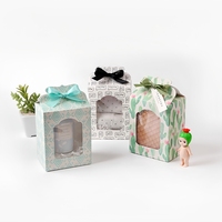 Pochettes personnalisées réutilisables pour fenêtres, avec pelliculage mat et fermeture à ruban, pour sushis, bonbons, cadeaux de mariage et de fête