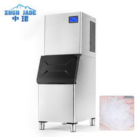 Machine à glace pilée commerciale automatique, capacité quotidienne de 450 kg, stockage de 200 kg