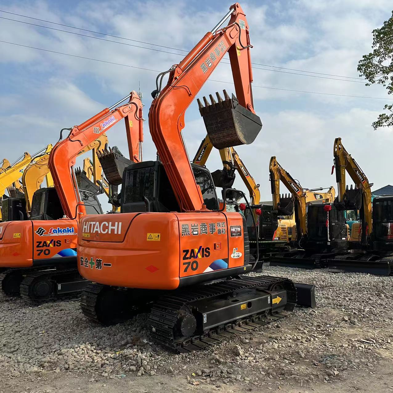 HITACHI ZX70 Used Excavator Original Japan Small Excavator ZAXIS