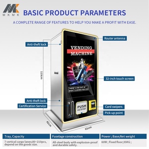 Máquina Expendedora de Cigarrillos MK NUEVA con Temperatura Estable y Pago Global para Aeropuertos, Estaciones de Tren y Gimnasios - Product Image 2