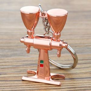 3D MINI Metal Coffee Equipment Key <b>Ring</b> Moka Pot Coffee Cup Bucket <b>Keyring</b> Cafe Gift for Coffee Lovers Keychain - Product Image 5