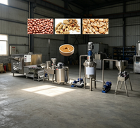 Ligne de production multifonctionnelle de beurre de noix pour la fabrication de pâtes d'arachide, de sésame, de noix, d'amande et de piment, avec des performances stables