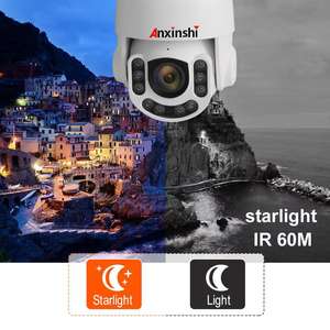 Anxinshi 5.0MP 5X Zoom Ottico IR Starlight Audio 4G <span class=keywords><strong>Wifi</strong></span> Telecamera PTZ Pannello Solare Alimentato A Batteria di Sicurezza Telecamera A CIRCUITO CHIUSO - Product Image 3