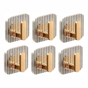 Luxury Gold Transparent Traceless Modern Stylish Eco-Friendly Multifunctional Wall Adhesive <b>Hook</b> Hanger - Product Image 1