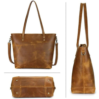 Sacs fourre-tout en cuir PU personnalisés pour femmes Sacs à main de voyage de grande capacité Tendance Sacs à bandoulière Vintage Fashion Shoulder Duffle Bag