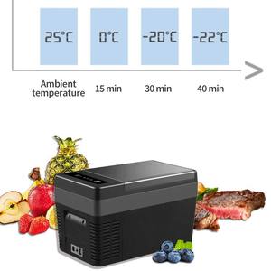 Compressor Car Refrigerator Large Capacity Home Outdoor Refrigerated Freezer Partition 12V/24V Portable Small Freezer -20C - Product Image 2
