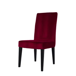 Wholesale Commerical Modern Stackable Stacking Red Aluminum Hotel Concert Hall Wedding Banquet Upholstery Dining Chairs