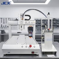 Mesin Dispensing Silikon 2600ml Terkontrol PLC, Mesin Dispenser Lem Cair Otomatis Robot CNC 3-Axis