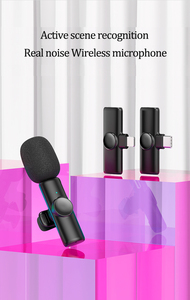 Fifine-Microphone Lavalier sans fil OEM ODM, système de micro à revers <span class=keywords><strong>K2</strong></span> pour enregistrement vidéo, Vlog, pour Android et iPhone, réduction de bruit - Product Image 4
