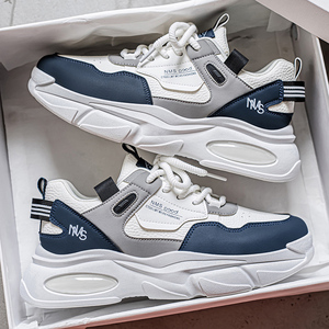Nouvelles baskets montantes à lacets pour hommes, respirantes, en maille, à semelle épaisse, décontractées, à prix réduit, très demandées - Product Image 3