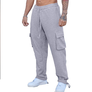 RUIQUWIN Pantalones Cargo de Lona de Peso Medio para Hombre, Estilo Casual de Primavera, Tallas Grandes, con Cordón Ajustable y Bolsillos Grandes - Product Image 4