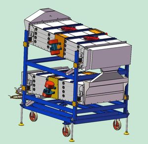 Machine <span class=keywords><strong>de</strong></span> nettoyage et <span class=keywords><strong>de</strong></span> triage des graines <span class=keywords><strong>de</strong></span> graineux (herbe, blé, tournesol) - Product Image 1