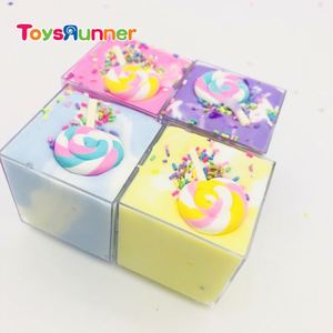 2021hot Venta de dulces Candy Fluffy Butter Slime Colorful Charms Cloud Chocolate Playdough Slime - Product Image 3