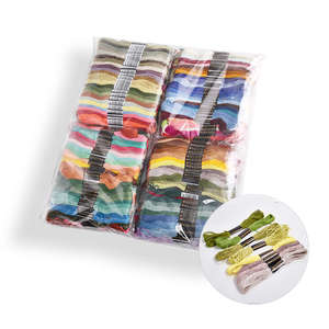 Nuancier de fils à coudre en gros, fils à <span class=keywords><strong>broder</strong></span> <span class=keywords><strong>DMC</strong></span> 447, fils à point de croix en polyester, <span class=keywords><strong>coton</strong></span> et élasthanne, kit de fils à coudre <span class=keywords><strong>DMC</strong></span> 447 - Product Image 1