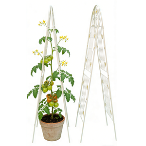 Lot de 2 treillis de jardin portables en métal antirouille pour plantes grimpantes, filet de fleurs d'extérieur - Product Image 5