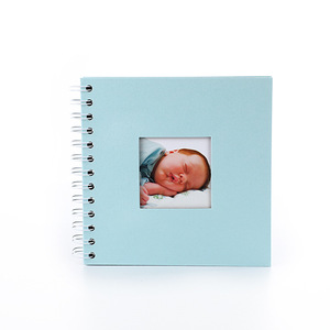 Venta al por mayor de diario de embarazo recién nacido personalizado primeros 5 años bebé memoria libro álbum de recortes álbum de fotos hecho de papel de cartón - Product Image 5