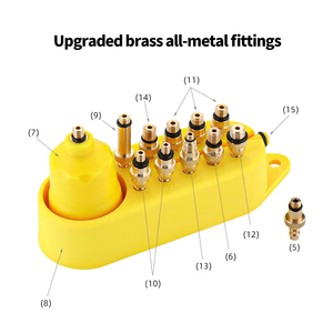 Kit <span class=keywords><strong>de</strong></span> Purgado <span class=keywords><strong>de</strong></span> <span class=keywords><strong>Frenos</strong></span> para Bicicleta <span class=keywords><strong>de</strong></span> Montaña TOOPRE, Herramienta <span class=keywords><strong>de</strong></span> Reparación <span class=keywords><strong>de</strong></span> <span class=keywords><strong>Frenos</strong></span> <span class=keywords><strong>de</strong></span> Disco Hidráulicos para Bicicleta <span class=keywords><strong>de</strong></span> Carretera, Compatible con SRAM, <span class=keywords><strong>SHIMANO</strong></span>, MAGURA, Avid, XTECH, ZOOM - Product Image 6