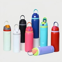 Thermos portable d'extérieur en acier inoxydable 304, résistant aux chutes, avec mesure de température, grande capacité, maintien thermique de 6 à 12 heures