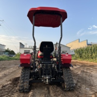 Getriebegetriebener 50-PS-Raupentraktor mit HUAYUAN LAIDONG Motor, Dreipunktanbau, Multifunktionale Trockenland-Landwirtschafts- und Kultivierungsmaschine