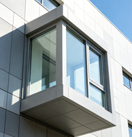 Fabrication de fenêtres en PU avec vitrage 4SG, 4 niveaux, EPDM, coupe-vent, étanche, résistant au feu, design moderne pour bureaux et maisons
