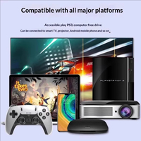 Control de Juego 079G, Conexión Inalámbrica 2.4G, Adaptación para Computadora, TV Box, Plataforma de Juegos, Teléfono Inteligente, Universal, Motor Único, Doble Vibración