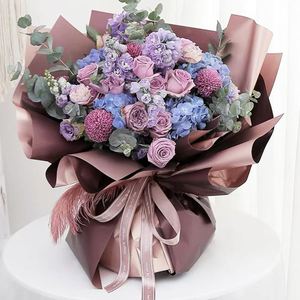 Papel de Regalo Impermeable BOPP de Moda 2025 para Flores, Papel de Envolver para Ramos Florales Personalizados - Product Image 5