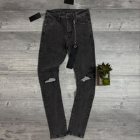 Jeans déchirés et usés personnalisés pour hommes, 100% coton, style vintage, lavage usé, impression sérigraphique, impression numérique DTG, personnalisable