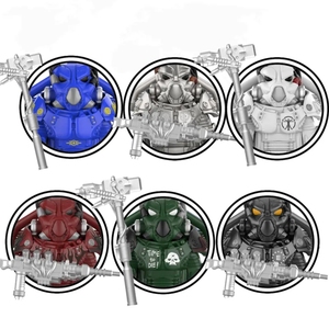 Bán Buôn Tùy Chỉnh Nhựa Lắp Ráp Đồ Chơi Mecha Minifigs Phim Nhân Vật Không Gian <span class=keywords><strong>Robot</strong></span> Với Cyber Mech Vũ Khí Tùy Chỉnh Xây Dựng Khối - Product Image 1