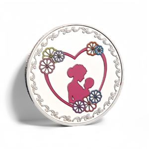 เหรียญที่ระลึกชุบทองหล่อโลหะผสมสังกะสีทางศาสนาวันแม่กำหนดเองได้โดยตรงจากโรงงาน - Product Image 2