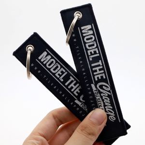 Porte-clés personnalisé imprimé avec message motivant pour les cadeaux de collectes de fonds et de promotion communautaire - Product Image 1