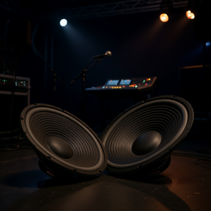 Par de Altavoces Subwoofer PA para DJ de 15 Pulgadas, 450W Máx., 8 Ohmios, Bajos Profundos, Repuesto, Uso Profesional, Modelo WF 15 140 8OHM - Product Image 2