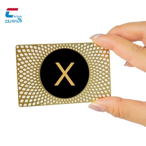 Tarjeta de Visita NFC Metálica, Tarjeta Inteligente RFID con Chip de 13.56MHz, Acero Inoxidable, Grabado Personalizado, Tarjeta de Acceso para Membresía - Product Image 4