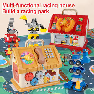 Cube d'activités pour enfants 2026 – Nouveauté : Jouets éducatifs robotiques, blocs de construction, maison de jeu pompier, cube de jeu pour enfants avec tapis - Product Image 2