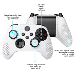 Housse de protection en silicone souple ergonomique antidérapante personnalisée PlayVital pour manette Xbox Series X S - Product Image 4