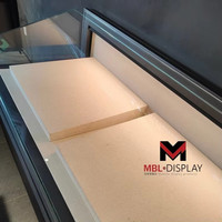 Vitrina de Museo con Tapa Inclinada Personalizada, Vitrina de Biblioteca para Libros Raros, Manuscritos, Documentos, Gabinete de Exhibición con Protección UV, Tienda de Antigüedades