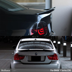 For 3 Series E90 4Door/E90 M3 M4 Style Carbon Fiber <b>Rear</b> <b>Spoiler</b> Trunk Wing 2004-2011 - Product Image 6