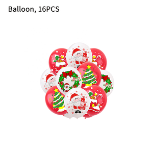 ชุดตกแต่งงานฉลองปาร์ตี้ธีมคริสต์มาสสำหรับเด็กน่ารัก ประกอบด้วยป้ายแบนเนอร์ ลูกโป่งกระดาษ ตุ๊กตาหิมะตัวเล็ก และอุปกรณ์จัดวางเค้ก - Product Image 3