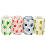 Vet Wrap Auto Adhérent Bandage Wrap Cohésif Bandage Multi-Fonction Wrap Bande pour Chiens Chats Chevaux Animaux <span class=keywords><strong>Vetrap</strong></span> Bandage Bande - Product Image 4