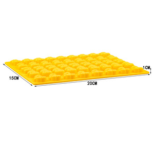 Moule à barre de chocolat en silicone de qualité alimentaire, 44 cavités, outils de cuisson Molde De Gominola, moule pour chocolats en silicone - Product Image 3
