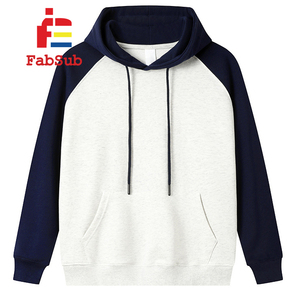 Sudadera con capucha de manga raglán Popular sublimación de talla grande sudadera gruesa tela en blanco Casual hombres mujeres Sudadera con capucha raglán sublimación