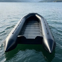 Bateau pneumatique pour 30 personnes, ponton de 9 m avec plancher en aluminium ASA-900