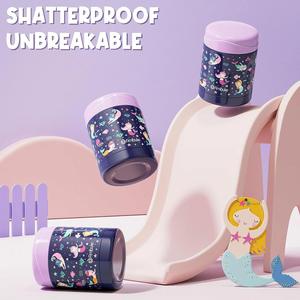 Custom Stainless Steel Vacuum Thermos for Hot/Cold Snack Container Toddler <b>Lunch</b> <b>Box</b> Insulated Kids Food Jar - Product Image 3