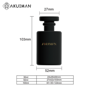 Flacon de parfum vide personnalisé de 30 ml avec bouchons et emballage en boîte - Product Image 5