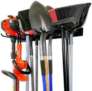 Estante de almacenamiento para herramientas, organizador de montaje en pared de garaje, resistente, de acero sólido, 2022 - Product Image 5