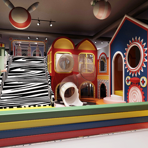 Structure murale d'escalade avec filet pour enfants, parcours d'obstacles avec éléments Ninja Warrior, cordes de défi, intérieur/extérieur, CE - Product Image 1