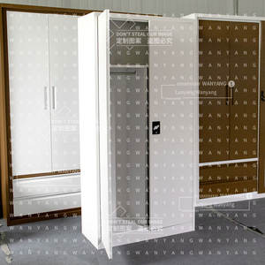 مرآب مكتب معدني ، مع بابين ورفوف - Product Image 4