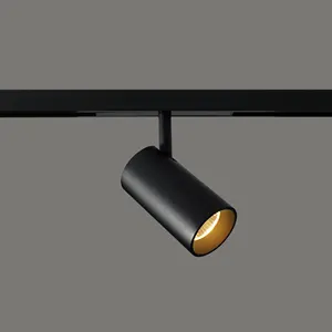 Éclairage sur rail LED magnétique 48V 13W 26w COB Spotlight Options Spot décoratif réglable pour éclairage décoratif commercial d'hôtel