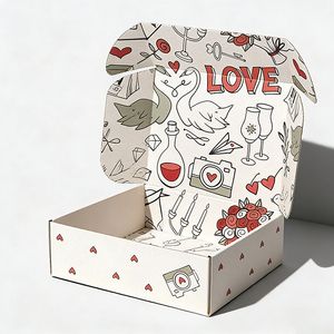 Boîte d'expédition en carton ondulé haut de gamme écologique, effets d'impression personnalisables, impression simple/double face, matériaux recyclés - Product Image 5