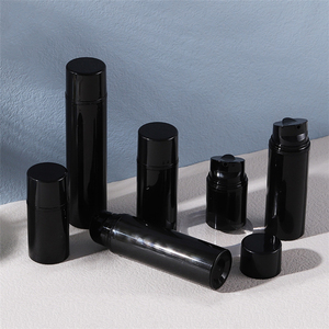 IBELONG 30ml 50 <span class=keywords><strong>ml</strong></span> 80ml 100ml 120ml flacone per pompa per lozione cosmetica Airless in plastica nera PP <span class=keywords><strong>150</strong></span> <span class=keywords><strong>ml</strong></span> - Product Image 3