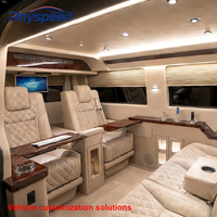 Kit de mise à niveau complet de l'intérieur Mercedes Sprinter 2500 - Tableau de bord + garnitures de porte + console de plancher pour 2019-2024